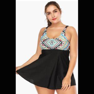 Aztec A-Line Tankini Swim Top
